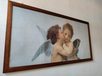 Mooi kader met print "Gli angeli di Raffaello" beschikbaar voor biedingen