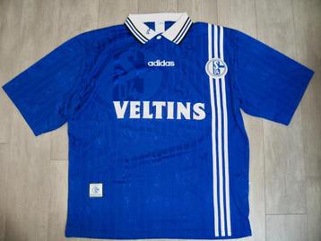 Schalke 04 thuisshirt '97-'98 Wilmots Adidas beschikbaar voor biedingen