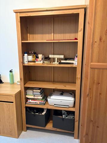 Bibliothèque bois marron ikea, Enlèvement