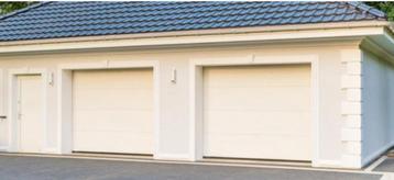 Sectionale garagepoort automatische in kit WIT beschikbaar voor biedingen