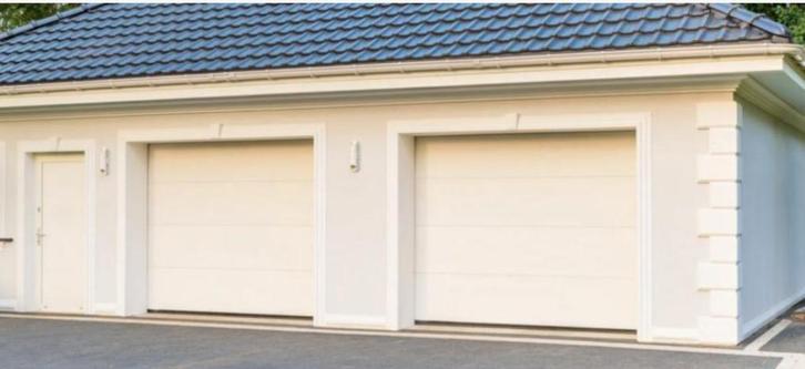 Sectionale garagepoort automatische in kit WIT, Doe-het-zelf en Bouw, Deuren en Vliegenramen, Ophalen