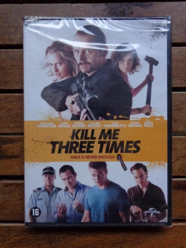 )))   Kill me Three Times  //  Simon Pegg  (((, Cd's en Dvd's, Dvd's | Komedie, Nieuw in verpakking, Actiekomedie, Vanaf 16 jaar
