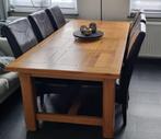 Stoere Eiken tafel  2m20 * 1m  Verlengbaar tot 3m, Comme neuf, Chêne, Rectangulaire, 50 à 100 cm