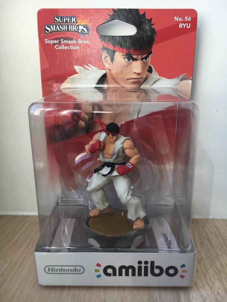 Amiibo Ryu N.56 (Super Smash Bros), Games en Spelcomputers, Games | Nintendo Switch, Zo goed als nieuw, Ophalen