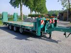 Zeer recente aanhangwagen dieplader met 3 assen, Ophalen of Verzenden, Zo goed als nieuw
