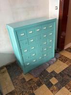 Originele metalen bibliotheekkast, Huis en Inrichting, Kasten | Ladekasten, Ophalen, Gebruikt, 100 tot 150 cm, 50 tot 100 cm