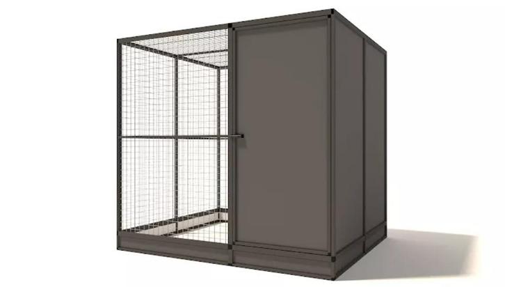 Glorenza - ALU - Evi -207x176x193 sluis - 50x50x3mm, Animaux & Accessoires, Volatiles | Accessoires, Neuf, Poulailler, Enlèvement ou Envoi