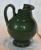 pichet terre cuite émaillé vert bec verseur spécial, Antiquités & Art, Antiquités | Céramique & Poterie, Enlèvement ou Envoi