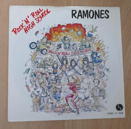 7"  Ramones ‎– Rock 'N' Roll High School, Cd's en Dvd's, Vinyl Singles, Gebruikt, Single, Overige genres, 7 inch, Ophalen of Verzenden