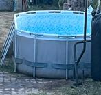 Zwembad met filter, stofzuiger en verwarming, Tuin en Terras, Ophalen, Gebruikt, 200 tot 300 cm, 200 tot 400 cm
