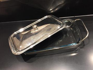 ovenschotel  zilver & glas / bakken / koken / schotel beschikbaar voor biedingen