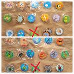 15 nr 's nog van de serie Surprise Pokémon flippo 1 t/m 45, Verzamelen, Flippo's, Verzenden, Spiek, Losse flippo's