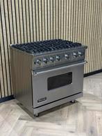 Viking Fornuis 91cm breed Inox + GASOVEN, Elektronische apparatuur, Fornuizen, Ophalen of Verzenden, Grill, Gas