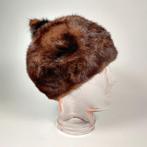 bonnet de chapeau de fourrure années 1950 vintage unisexe ta, Bonnet, Enlèvement ou Envoi