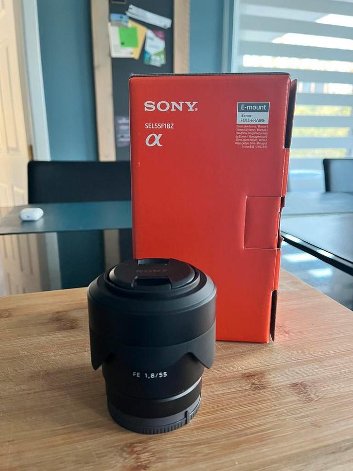 Sony FE55mm F/1.8 zeiss, Audio, Tv en Foto, Foto | Lenzen en Objectieven, Zo goed als nieuw, Ophalen