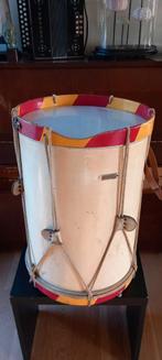 Ancien tambour lansquenet en bois, Musique & Instruments, Percussions, Utilisé, Tambour, Enlèvement ou Envoi