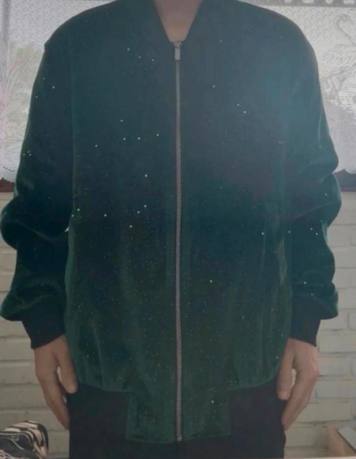 Veste velours vert pailleté homme, Kleding | Heren, Truien en Vesten, Zo goed als nieuw, Groen, Ophalen of Verzenden