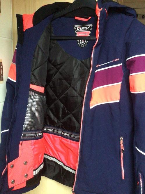Veste et pantalon de ski - fille - bleu violet rose, Enfants & Bébés, Vêtements enfant | Taille 152, Comme neuf, Fille, Manteau