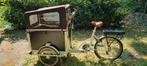 Bakfiets tot 4 kindjes, met huif, Fietsen en Brommers, Fietsen | Bakfietsen, Ophalen, Zo goed als nieuw, Huif
