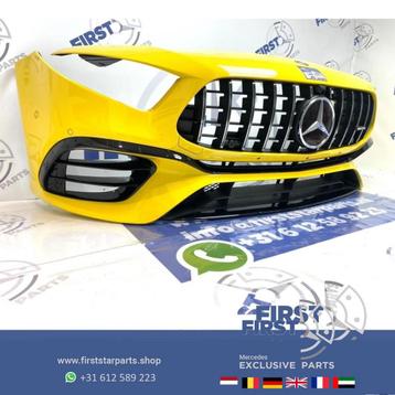 W177 A KLASSE 2021 A45 A45S AMG VOORBUMPER GEEL COMPLEET Ori beschikbaar voor biedingen