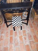 Houten kaptafel met stoeltje en spiegel, Huis en Inrichting, Ophalen