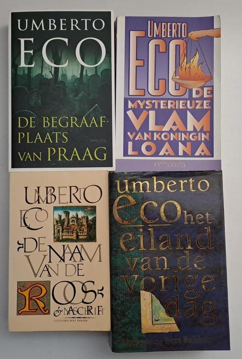 Boeken Umberto Eco, Boeken, Literatuur, Gelezen, Ophalen of Verzenden
