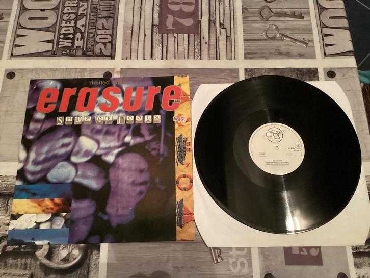 Vinyle Ship Of Fools- Édition Limitée - original 1988, CD & DVD, Vinyles | Pop, Utilisé, 1980 à 2000, 12 pouces, Enlèvement ou Envoi