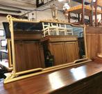 Zeer lange oude gouden Barok spiegel L 1.91m H 99cm, Ophalen, Gebruikt, 125 cm of meer, Minder dan 100 cm