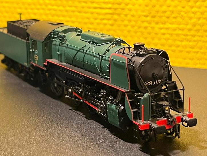 NMBS Olaerts stoomlocomotief type 29, Hobby en Vrije tijd, Modeltreinen | H0, Zo goed als nieuw, Locomotief, Ophalen of Verzenden