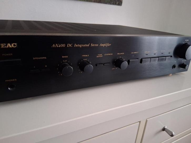 TEAC A-X400 DC geïntegreerde stereoversterker, Audio, Tv en Foto, Versterkers en Ontvangers, Gebruikt, Stereo, Minder dan 60 watt