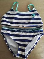 blauwe bikini met witte strepen maat 146 - 152, Kinderen en Baby's, Meisje, Maat 146, Ophalen of Verzenden, Zo goed als nieuw