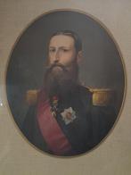 Portret van Leopold II, Verzamelen, Ophalen, Zo goed als nieuw, Kaart, Foto of Prent