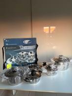 Pannenset Weber & Kochman nieuw, Maison & Meubles, Enlèvement, Neuf, Ensemble de casseroles, Plaque céramique