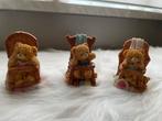 Set van 3 beertjes, Verzamelen, Ophalen, Zo goed als nieuw, Beeldje