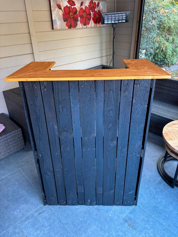 Houten bar/toog, Huis en Inrichting, Barren, Zo goed als nieuw, Ophalen