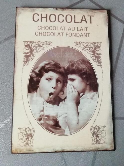 Decoratief frame met melkchocolade, Huis en Inrichting, Woonaccessoires | Lijsten, Nieuw, Minder dan 50 cm, Minder dan 50 cm, Metaal of Aluminium