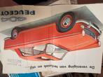 Folder Peugeot 404 Berline in goede staat, Ophalen of Verzenden, Peugeot