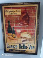 publicité GUEUZE BELLE-VUE, Enlèvement ou Envoi, Utilisé, Panneau, Plaque ou Plaquette publicitaire, Autres marques