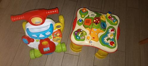 Loopwagen Baby Clementoni & Activiteiten tafel, Kinderen en Baby's, Speelgoed | Vtech, Zo goed als nieuw, Ophalen