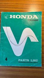 * HONDA CB350 FOUR - ONDERDELENLIJST*, Motoren, Ophalen of Verzenden, Honda