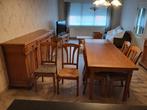 Eiken eetkamer, Huis en Inrichting, Complete eetkamers, Ophalen, Zo goed als nieuw, Klassiek, 4 tot 6 stoelen