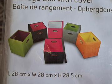 10 opplooibare opbergdozen beschikbaar voor biedingen