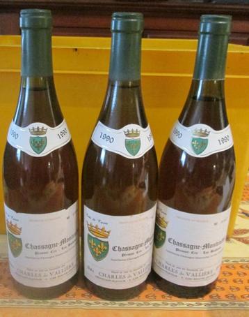 12x Chassagne-Montrachet 1er cru 1990 beschikbaar voor biedingen