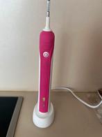 Electrische tandenborstel braun roze+2 opzetborstels👄🦷👄, Enlèvement, Comme neuf, Brosse à dents