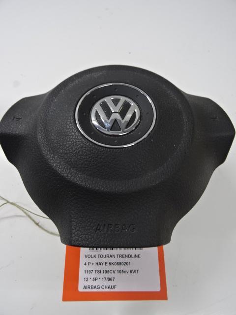 AIRBAG STUUR Volkswagen Touran (1T1 / T2) (5K0880201), Auto-onderdelen, Overige Auto-onderdelen, Volkswagen, Gebruikt