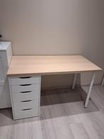 Bureau met ladeblok, Huis en Inrichting, Ophalen, Zo goed als nieuw, Bureau