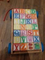 Blokkendoos alfabet in karretje, Kinderen en Baby's, Gebruikt, Ophalen of Verzenden