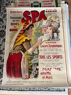 Résidence royale Spa Saison 1919 Casino - Léon Bellogue, Verzamelen, Posters, Ophalen of Verzenden, Canvas of Doek