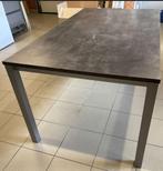 Eettafel Vienna inox/beton look, Ophalen, Gebruikt, Vier personen, Rechthoekig