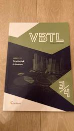 VBTL 3/4 – leerboek statistiek , Boeken, ASO, Wiskunde A, Die keure, Ophalen of Verzenden